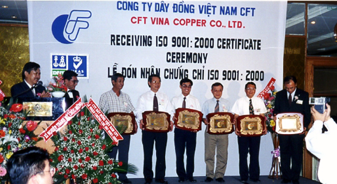 Lễ nhận chứng chỉ ISO